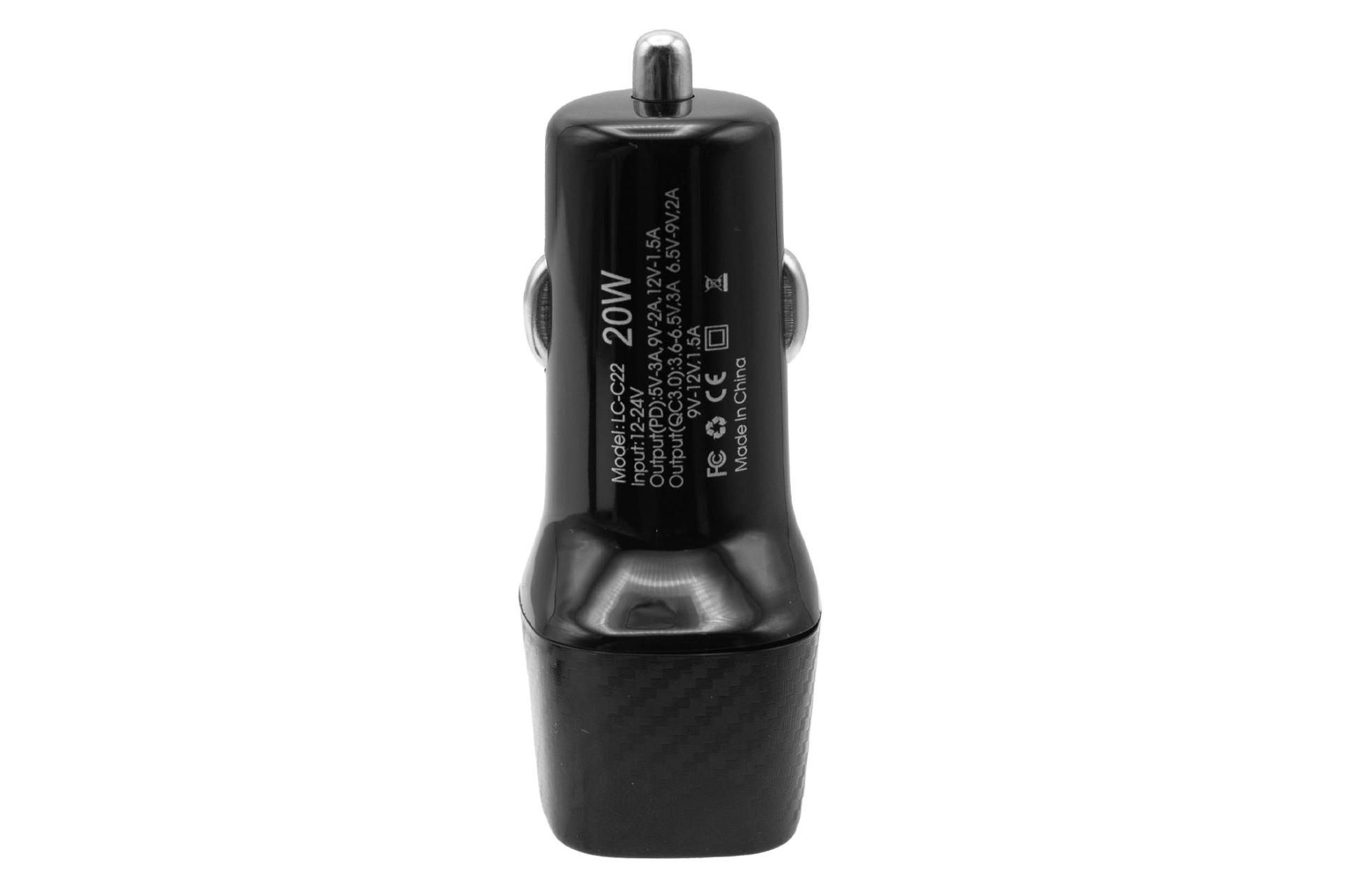 نمای پشت شارژر لیتو LC-C22
