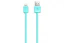 کابل شارژ USB ریمکس USB به Lightning مدل RC-008i با طول 1 متر آبی