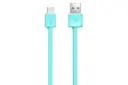 کابل شارژ USB ریمکس USB به Micro-USB مدل RC-008m با طول 1 متر آبی
