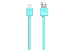 کابل شارژ USB ریمکس USB به Micro-USB مدل RC-008m با طول 1 متر آبی