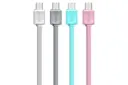 رنگ بندی کابل شارژ USB ریمکس USB به Micro-USB مدل RC-008m با طول 1 متر