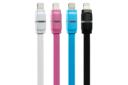 رنگ بندی کابل شارژ USB ریمکس USB به Lightning مدل RC-029i Breath series با طول 1 متر