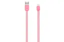 کابل شارژ USB ریمکس USB به Lightning مدل RC-045i Puff با طول 1 متر صورتی