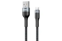 کابل شارژ USB ریمکس USB به Type-C مدل RC-064a با طول 1 متر مشکی
