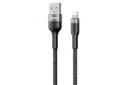 کابل شارژ USB ریمکس USB به Lightning مدل RC-064i Sury Series 2 با طول 1 متر مشکی