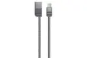 کابل شارژ USB ریمکس USB به Lightning مدل RC-088i Linyo Series با طول 1 متر نقره ای