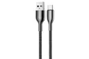 کابل شارژ USB ریمکس USB به Type-C مدل RC-092a Kingpin Series با طول 1 متر مشکی