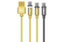 رنگ بندی کابل شارژ USB ریمکس USB به Micro-USB مدل RC-095m با طول 1 متر