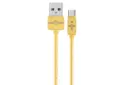 کابل شارژ USB ریمکس USB به Type-C مدل RC-098a با طول 1 متر طلایی