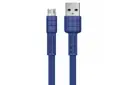 کابل شارژ USB ریمکس USB به Micro-USB مدل RC-116m با طول 1 متر آبی