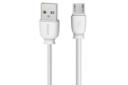 کابل شارژ USB ریمکس USB به Micro-USB مدل RC-134m با طول 1 متر سفید