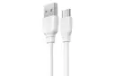 کابل شارژ USB ریمکس USB به Micro-USB مدل RC-138m با طول 1 متر سفید