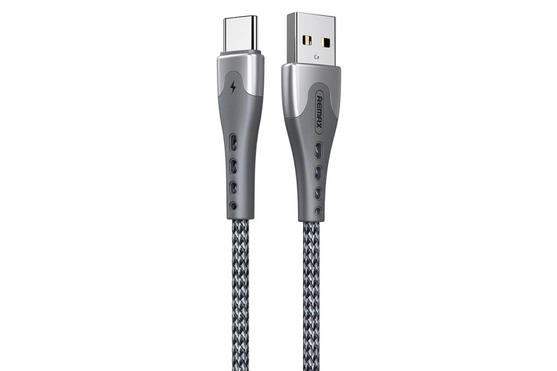 کانکتور کابل شارژ USB ریمکس USB به Type-C مدل RC-150a KAWAY Series با طول 1 متر