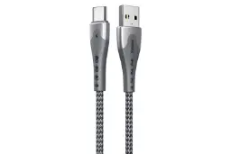 کانکتور کابل شارژ USB ریمکس USB به Type-C مدل RC-150a KAWAY Series با طول 1 متر