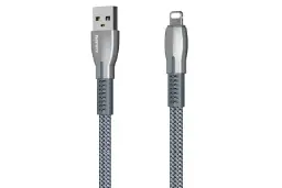 کابل شارژ USB ریمکس USB به Lightning مدل RC-159i Gonro Series با طول 1 متر نقره ای