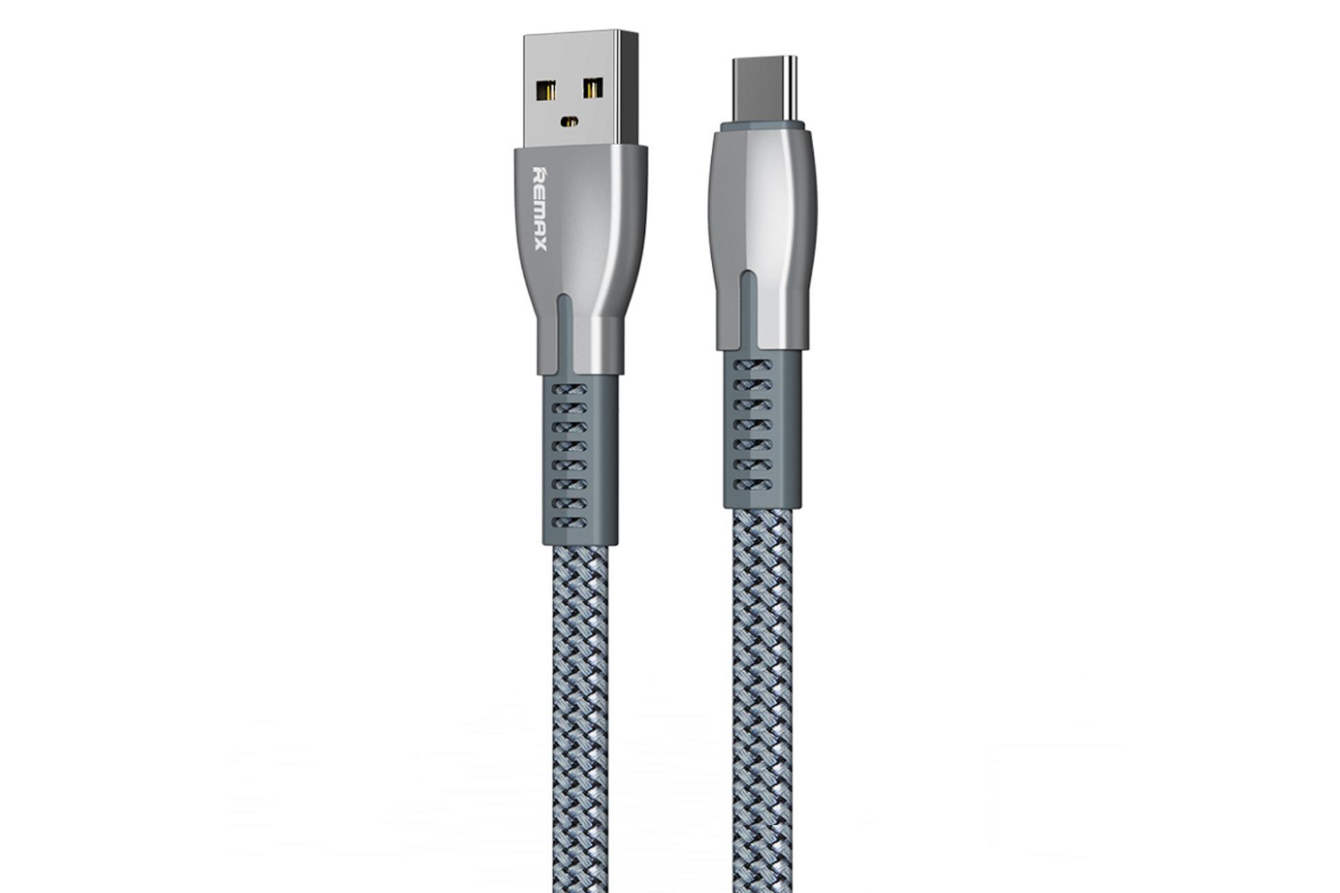 کابل شارژ USB ریمکس USB به Micro-USB مدل RC-159m با طول 1 متر نقره ای