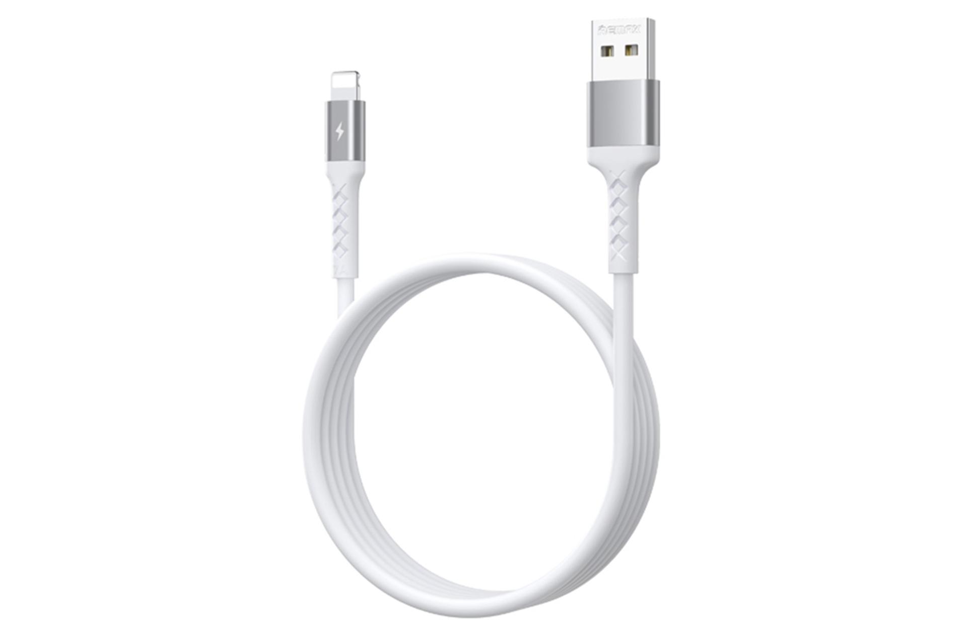 کابل شارژ USB ریمکس USB به Micro-USB مدل RC-161m Kayla Series با طول 1 متر سفید