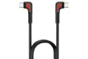 کانکتور کابل شارژ USB ریمکس Type-C به Type-C مدل RC-181T ZENAX Series با طول 1 متر