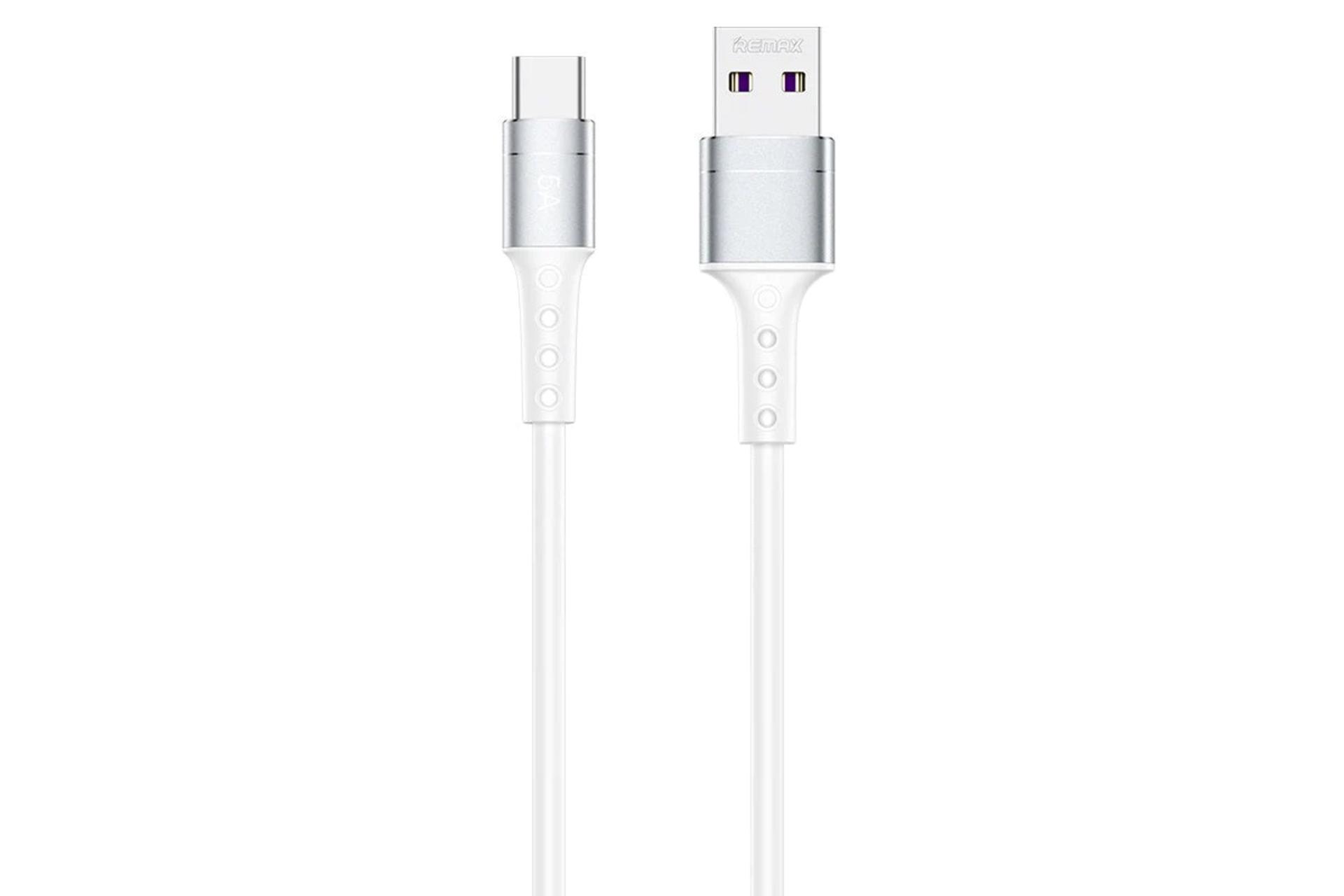 کانکتور کابل شارژ USB ریمکس USB به Type-C مدل RC-198a Chaining II Series با طول 1 متر