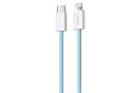 کابل شارژ USB راک Type-C به Lightning مدل Flash Charge Series RCB0817 با طول 1 متر آبی