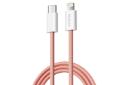 کابل شارژ USB راک Type-C به Lightning مدل Flash Charge Series RCB0817 با طول 1 متر قرمز
