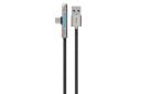 کابل شارژ USB راک USB به Type-C مدل M3 RCB0810 با طول 2 متر مشکی