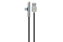 کابل شارژ USB راک USB به Type-C مدل M3 RCB0810 با طول 2 متر مشکی