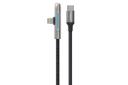 کابل شارژ USB راک Type-C به Lightning مدل M3 RCB0811 با طول 2 متر مشکی