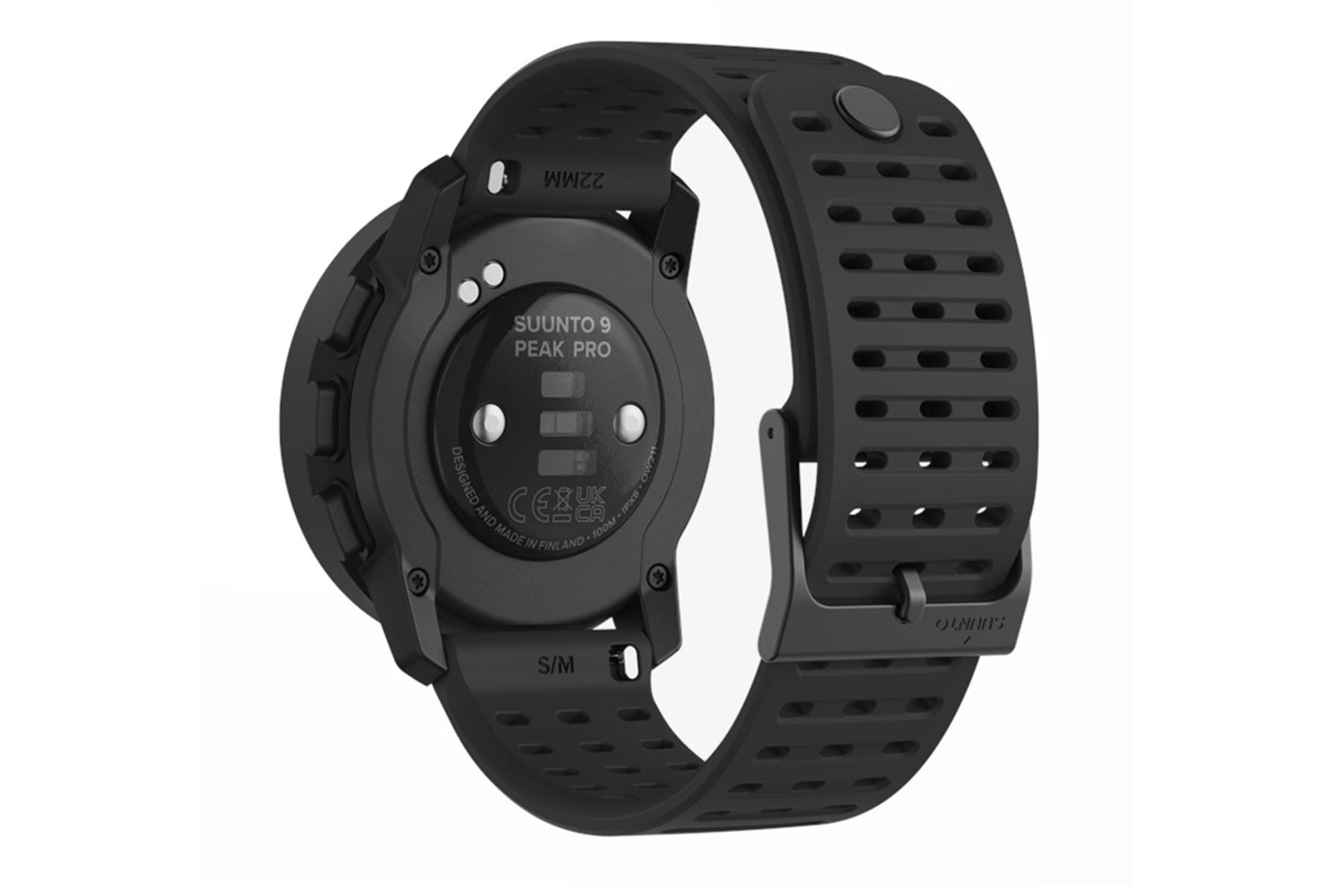 نمای پشت ساعت هوشمند سونتو Suunto 9 Peak Pro