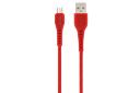 کابل شارژ USB تسکو USB به Micro-USB مدل TC A183 با طول 1 متر قرمز