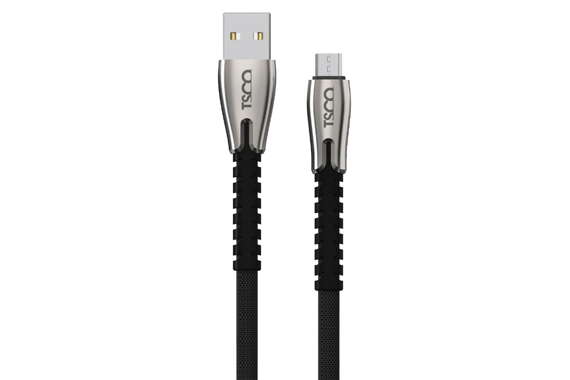 کانکتور کابل شارژ USB تسکو USB به Micro-USB مدل TC A187 با طول 1 متر