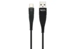 کابل شارژ USB تسکو USB به Type-C مدل TC C180 با طول 1 متر مشکی