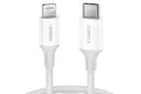 کابل شارژ USB یوگرین Type-C به Lightning مدل US171 با طول 1 متر سفید