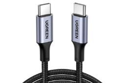 کابل شارژ USB یوگرین Type-C به Type-C مدل US316 با طول 1 متر