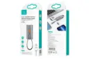 جعبه کابل شارژ USB یوسمز Type-C به Type-C+USB+Lightning مدل 4in1 Multifunctional با طول 0.3 متر