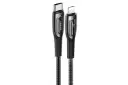 کابل شارژ USB یوسمز Type-C به Lightning مدل Raydan Series با طول 1.2 متر مشکی