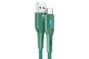 کابل شارژ USB یوسمز USB به Type-C مدل U-Bob Series با طول 1.2 متر سبز