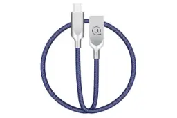 کابل شارژ USB یوسمز USB به Micro-USB مدل U-Sun Series US-SJ179 با طول 1.2 متر آبی