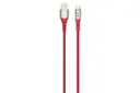 کابل شارژ USB یوسمز USB به Type-C مدل U-Tone Smart Power Off با طول 1.2 متر قرمز