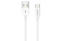 کابل شارژ USB یوسمز USB به Micro-USB مدل U23 با طول 1 متر سفید