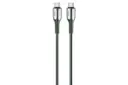 کابل شارژ USB یوسمز Type-C به Type-C مدل U42 با طول 1.2 متر سبز