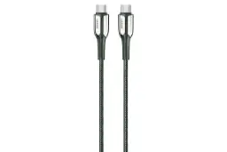 کابل شارژ USB یوسمز Type-C به Type-C مدل U42 با طول 1.2 متر سبز