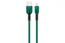 کابل شارژ USB یوسمز USB به Lightning مدل U51 با طول 1 متر سبز