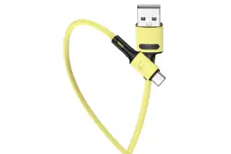 کابل شارژ USB یوسمز USB به Type-C مدل U52 با طول 1 متر زرد