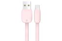 کابل شارژ USB یوسمز USB به Lightning مدل U6 Candy Color با طول 1.2 متر صورتی