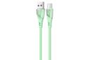 کابل شارژ USB یوسمز USB به Lightning مدل U65 با طول 1 متر سبز