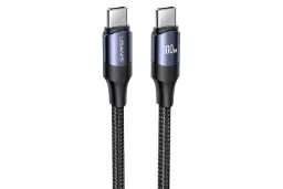 کابل شارژ USB یوسمز Type-C به Type-C مدل U71 100w با طول 2 متر