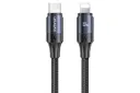 کانکتور کابل شارژ USB یوسمز Type-C به Lightning مدل U71 20w با طول 3 متر
