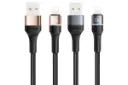 رنگ بندی کابل شارژ USB یوسمز USB به Lightning مدل U76 با طول 1.2 متر