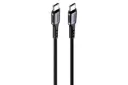 کابل شارژ USB یوسمز Type-C به Type-C مدل US-SJ290 U25 با طول 2 متر مشکی